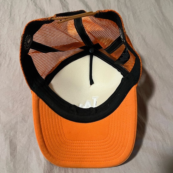 Urban Outfitters Orange Mesh Trucker Hat - Picture 4 of 5